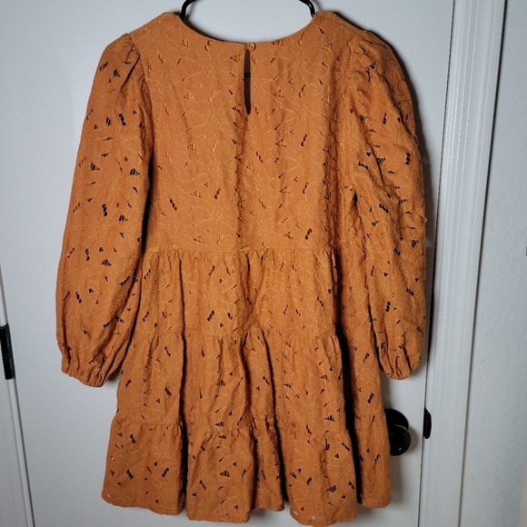 Flying Tomato Floral Eyelet Mini Dress | Elegant Dress | Size Small - Picture 5 of 7